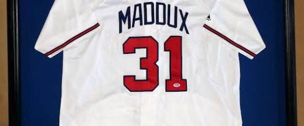 Framed Greg Maddux Signed Jersey!