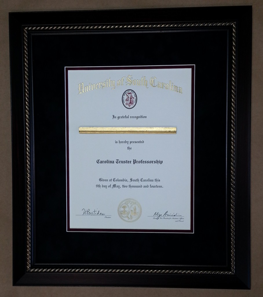 Diploma! – Columbia Frame Shop