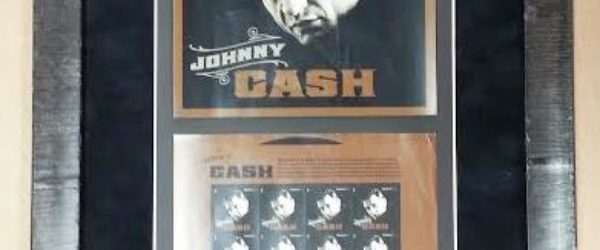 Framed Johnny Cash Stamps!