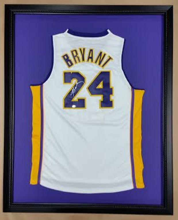 framed basketball jersey